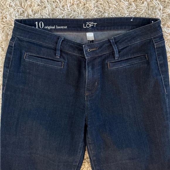 Loft Original Bootcut Jeans Size 10 - Picture 3 of 3